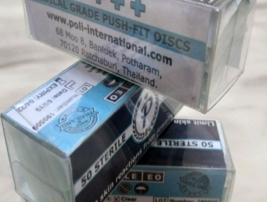 Push-Fit discs keloids bumps